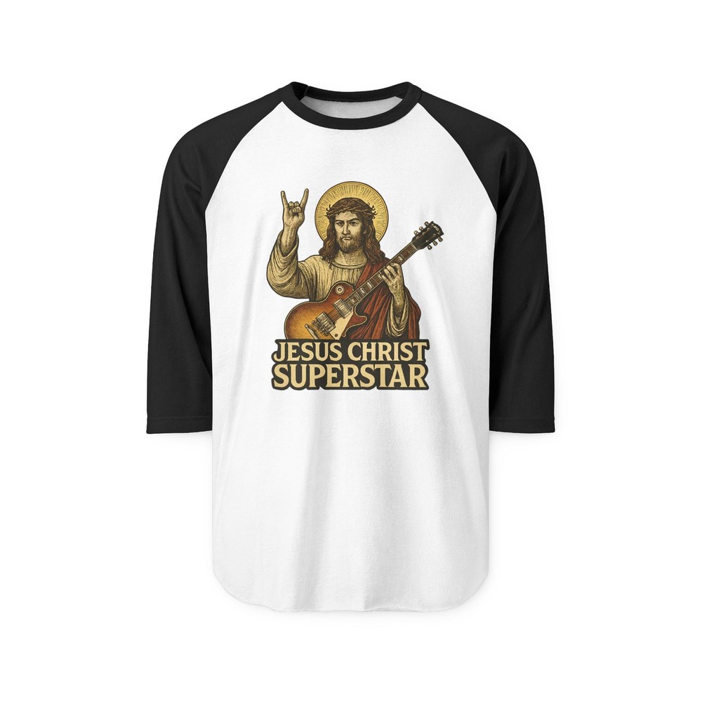 Jesus Christ Superstar Raglan Shirt, Unisex Tee, Music Religious Apparel,