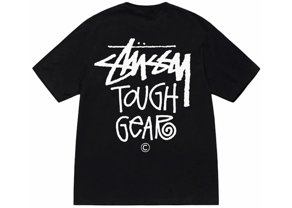 Stüssy Tough Gear Black Tee (Large)