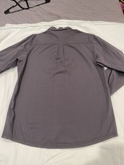 Brooklyn Industries Button Up Shirt Olive Slate Size XL Reinforced Elbows