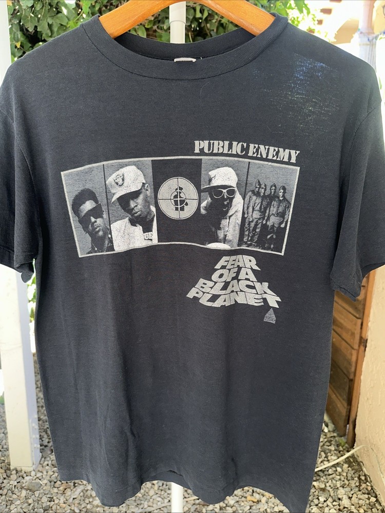 1990 Vintage Public Enemy Fear Of A Black Planet Tee Shirt Large 21×26.5