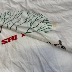 Vintage 90s Sri Lanka Ox Farmer Tropical Graphic T Shirt Agriculture Tee XXL