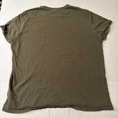 Polo Ralph Lauren Shirt Men XL Olive Green Orange Pony Crew Neck Short Sleeve