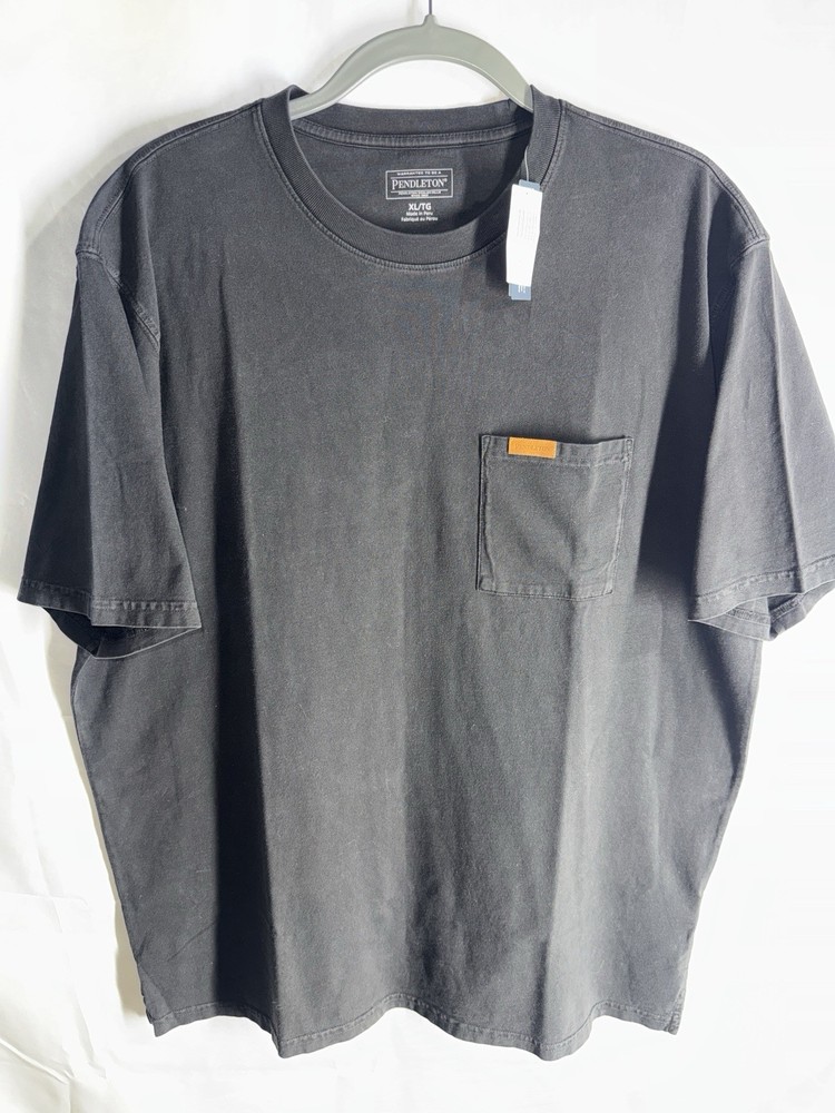 Pendleton NWT Men’s Black Short-Sleeve Deschutes Pocket T-Shirt – Size XL
