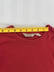 Tommy Bahama Men’s Red Solid Crew Neck Jersey T-Shirt Silk/Cotton Size S