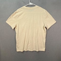 J.Crew Mens Medium Vintage Jersey Cream T-Shirt Relaxed Fit Cotton Blend