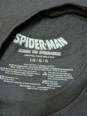 Marvel Spider Man Across the Spider Verse Graphic T shirt Streetwear Y2K Large