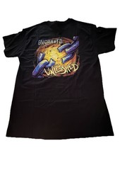 Engraved Band Tee Shirt size M,black with front logo and back logo as shown #60
