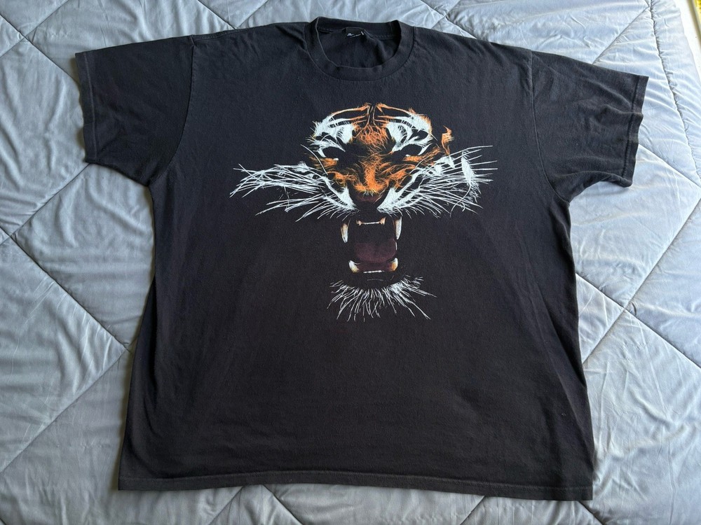 Vintage Primitive Ginza Tiger Big Face Tee Size 2XL