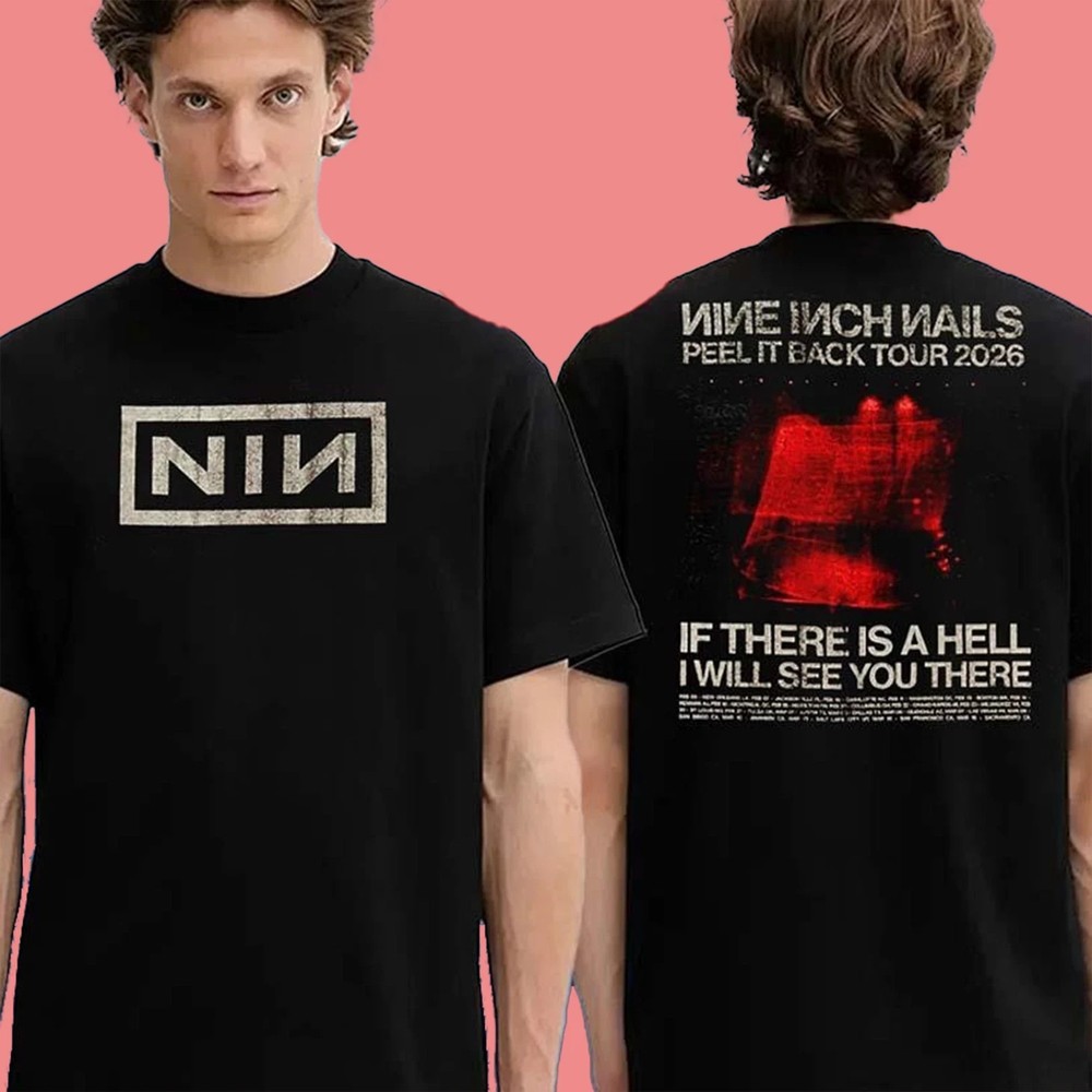 NIN Nine Inch Nails Peel It Back Tour 2026 2-Sided Shirt VK09559
