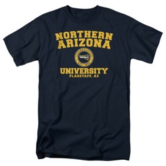 Northern Arizona University Adult T-Shirt Circle Logo, Navy, S-5XL