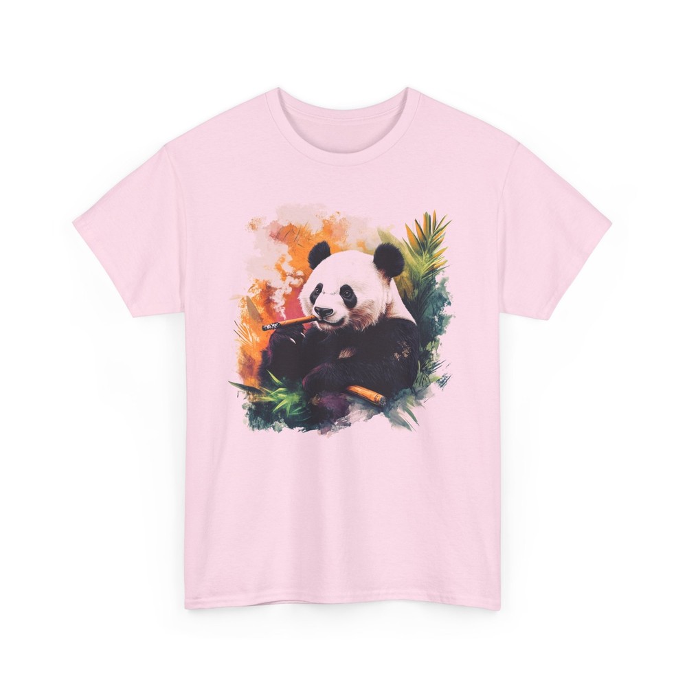 Casual & Relaxed T-Shirt | Perfect for Smokers | Panda Smoke Cigar in the