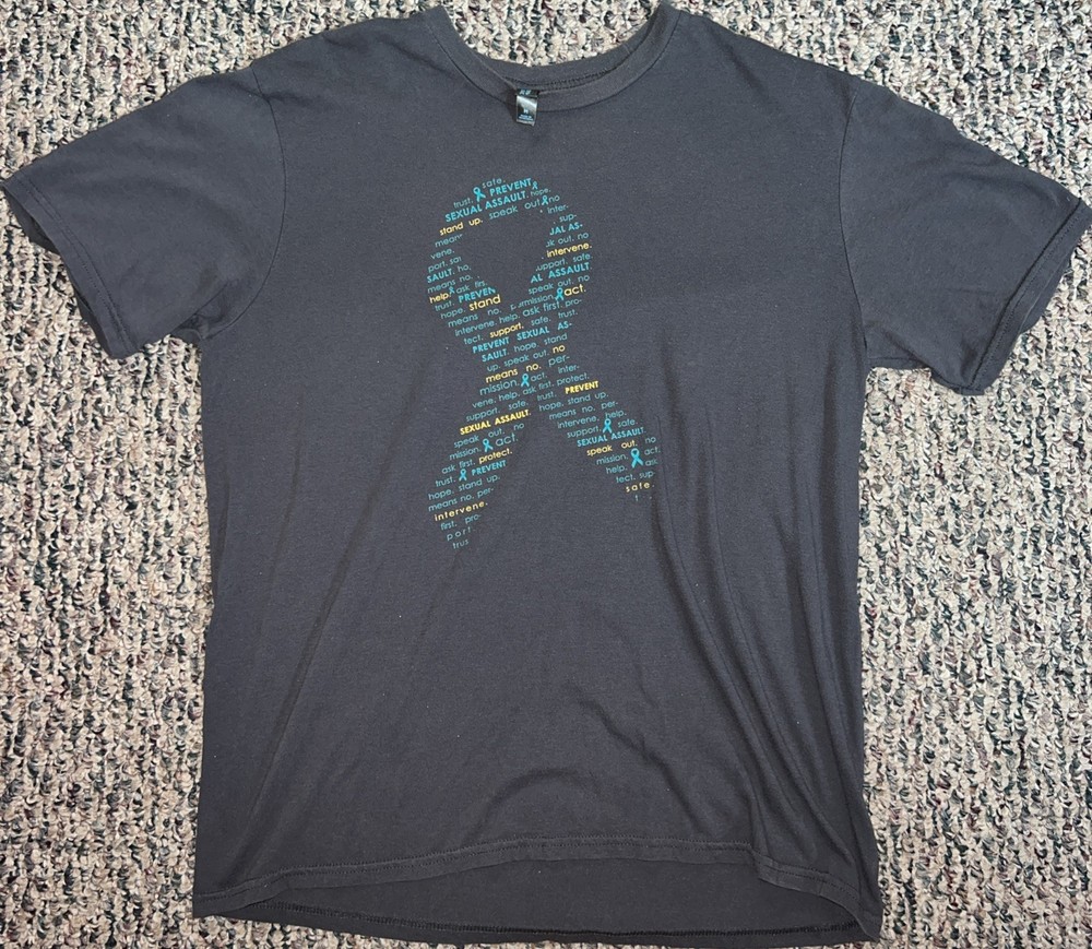 District Made Prevent S*xual Assault T-Shirt Size Medium