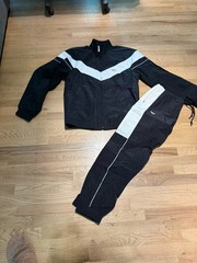 PAPER PLANES NOTORIOUS Black TRACK PANTS Jacket SIZE LARGE 🔥