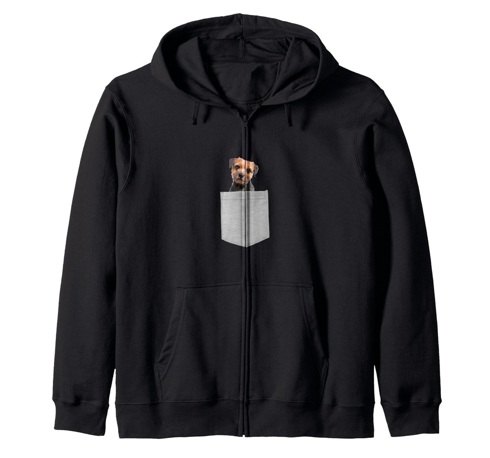 Border Terrier Zip Hoodie