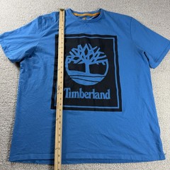 Timberland Original Large Logo T-Shirt Blue Black Men’s Size XXL