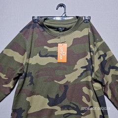 Citylab Classic Thermal Shirt Mens M Multicolor Camouflage Cotton Waffle Knit