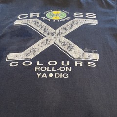 Vintage Cross Colours Shirt 90’s Single Stitch Black T-shirt Size M/L *See Pics*