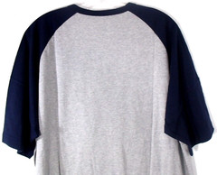 Sport Tek Men Short Sleeve Crew Neck T Shirt Size XL Navy Blue Gray New WHATEVER