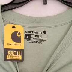 CARHARTT Shirt ADULT EXTRA LARGE XL GREEN WORK WEAR HEAVYWEIGHT Long Sleeve NWT