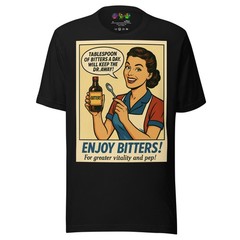 Bitters Bowel Movement Bartender T Shirt | Famous 51 & Premium