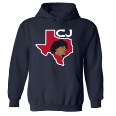 CJ Stroud Houston Texans Texas Outline CREW HOODED SWEATSHIRT