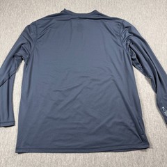 Hang Ten Shirt Mens L Blue Long Sleeve Rash Guard Surfing Graphic UPF 50+ Sun T
