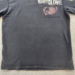 Body Glove Shirt Mens Large Black Distressed Graphic Protect The Core Surf Tee