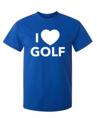 Golf Is Lovely Sarcastic Humor Novelty Super Soft Ring Spun Funny T Shirt