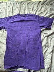 Anvil Purple New York Yankees Graphic Preshrunk T-Shirt Size S