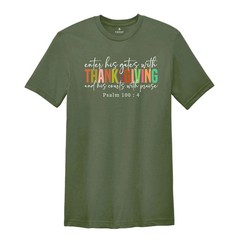 Fall Thanksgiving Shirt, Bible Verse Shirt, Cute Thanksgiving Shirt, Jesus Shirt