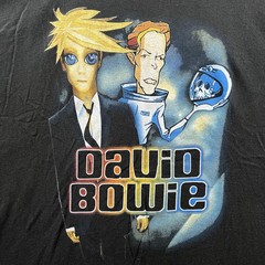 Vintage David Bowie Shirt Mens XL Black A Reality Tour 2000 RARE Double-Sided