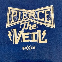 Bay Island Sportswear Pierce The Veil Blue Graphic Cotton T-Shirt M Short Sleeve