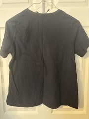 RWBY Ruby Rose Emblem T-Shirt Black Short Sleeve Anime Rooster Teeth Size L