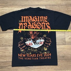 Imagine Dragons 2024 The Venetian Exclusive Official Tour Merch T Shirt Adult S