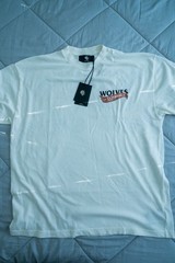 Darc Sport Wolves Men’s Graphic T-Shirt White Size L Hot Wheels Collab