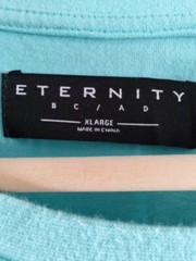 Men’s Eternity BC / AD Miami the Magic City Dade Co Blue Turquoise T Shirt Sz XL