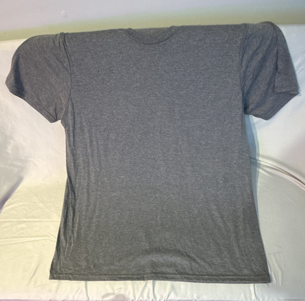 DISTRICT Perfect Tri Men’s Gray Solid Crew Neck Short Sleeve T-Shirt XL