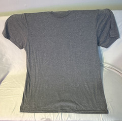 DISTRICT Perfect Tri Men’s Gray Solid Crew Neck Short Sleeve T-Shirt XL