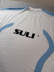 SULI Oversized Contrast Panel T Shirt Minimalist Streetwear Tee Medium