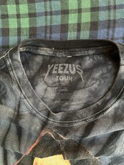 Kanye West Yeezus Tour T Shirt Tie Dye Grim Reaper Wireless Festival