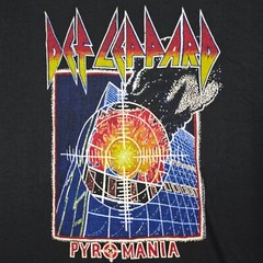 Def Leppard Shirt Men Medium M Black Rock Band Music Concert 80s 90s Retro NWT B