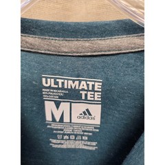 Adidas Ultimate Tee Mens Medium Teal Blue Climalite Short Sleeve Training Shirt