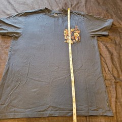 Billabong Men’s Size L Premium Tee Shirt Blue Paisley Printed Pocket Cotton