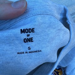 Mode of One Mens Heather Grey Graffiti Graphic T-Shirt Small 100194459MN NWT