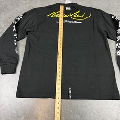 Bruce Lee Casetify T Shirt Mens XL Black Long Sleeve Flaws Preowned