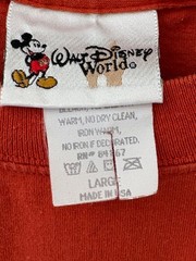 Vintage 90s Y2K Walt Disney World Embroidered Mickey Mouse Pocket T Sz L USA