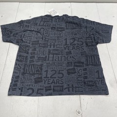 Hanes Shirt Mens 3XL Gray 125 Years Anniversary Graphic Tee Beefy-T 5180 Allover