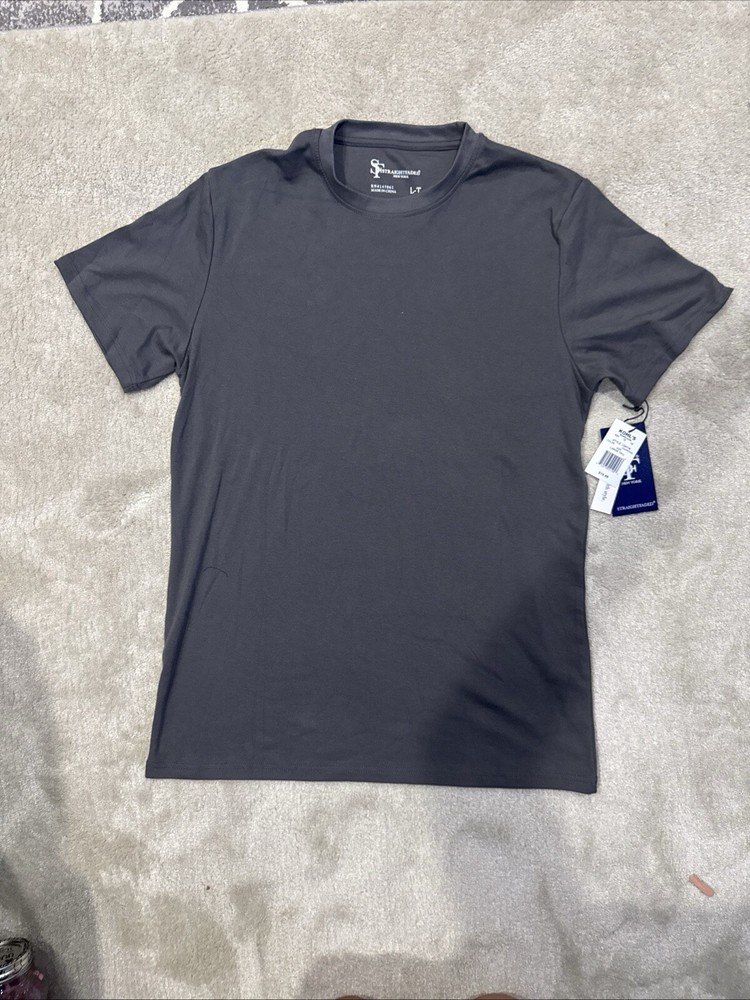Straight Faded Mens Tshirt Short Sleeve Heather Crew Neck XLT, 3XB, 4XB
