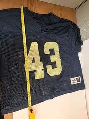 Vintage 90’s Y2K Alleson Athletic Mesh #43 Football Jersey Men’s Size Large/XL