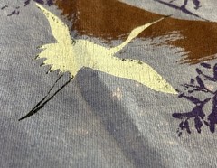 VTG Andrea Bragg Migrating Sandhill Cranes T-Shirt XL Cotton Single Stitch
